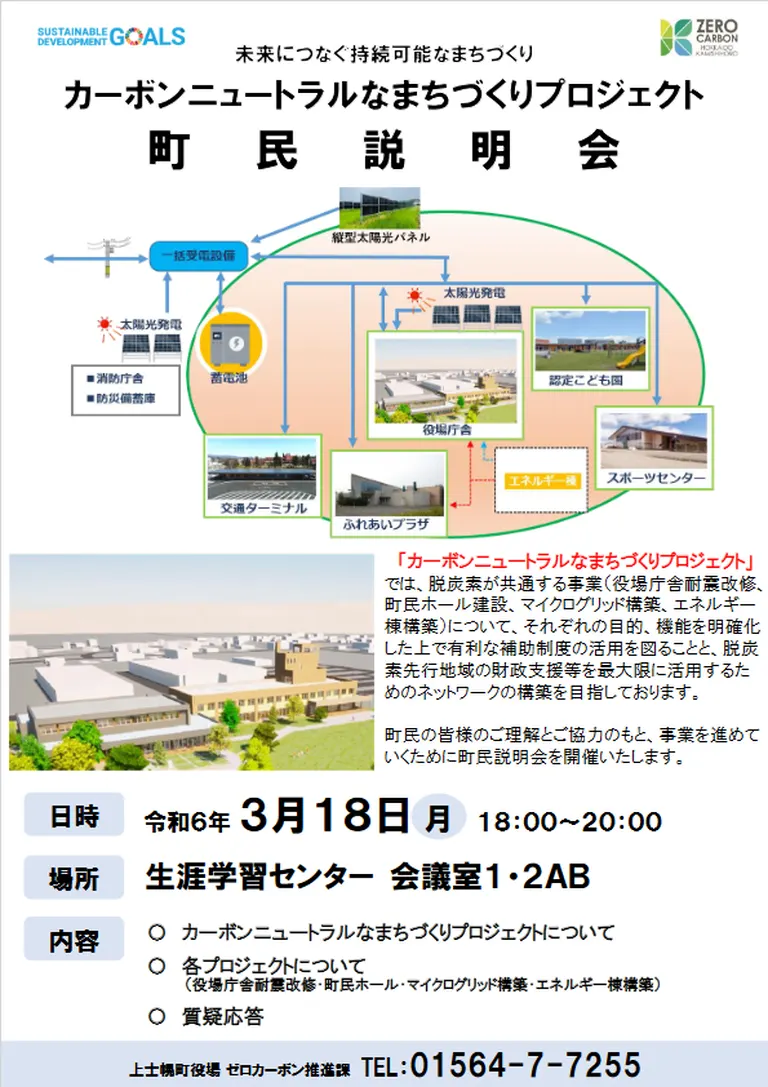 「カーボンニュートラルなまちづくりプロジェクト」町民説明会(上士幌町)| Domingo -ドミンゴ-
