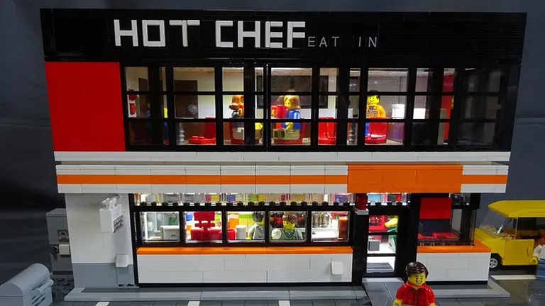 The Secoma made of LEGO is amazing! What is the "too highly reproduced" store built by Lego builders?｜Domingo