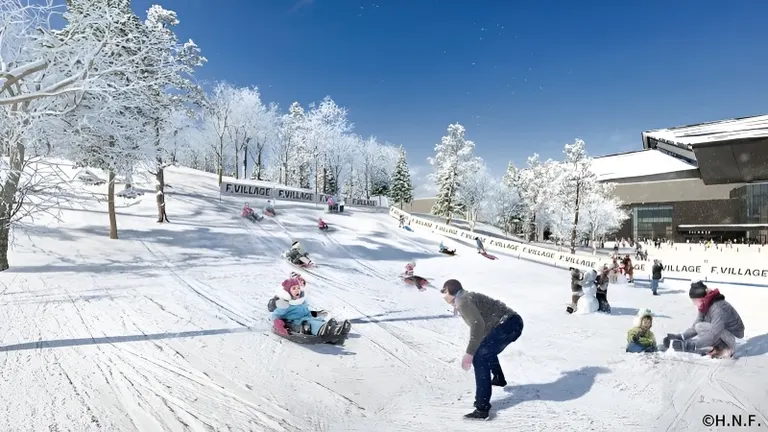 F VILLAGE Snow Park　そり・雪遊びエリア