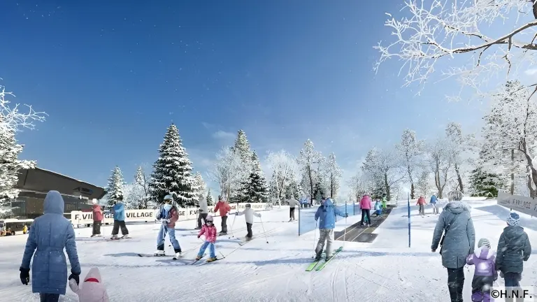 F VILLAGE Snow Park　スキー体験エリア