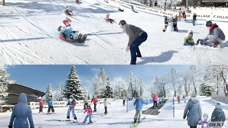 11月からスキーが滑れる！Fビレッジの“スキー＆雪あそびエリア”「F VILLAGE Snow Park」の詳細と楽しみ方｜Domingo