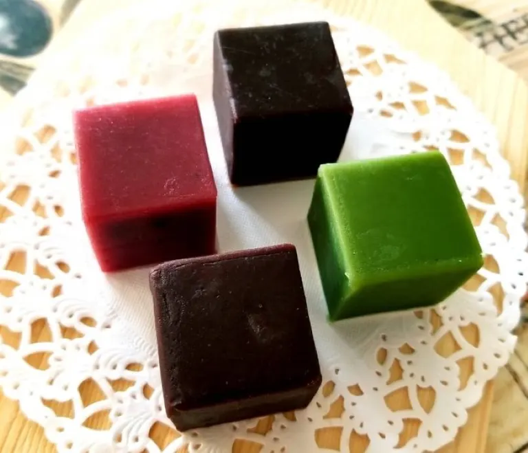 キューブ羊羹Yokan au chocolat