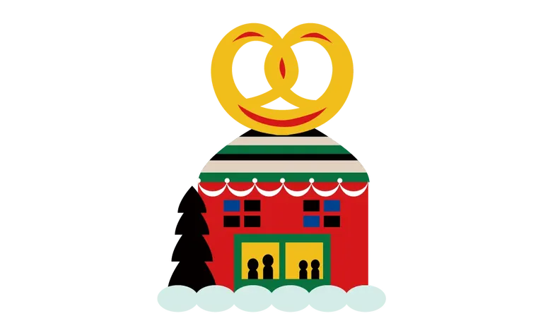 聖誕市集上的熱咖啡時光