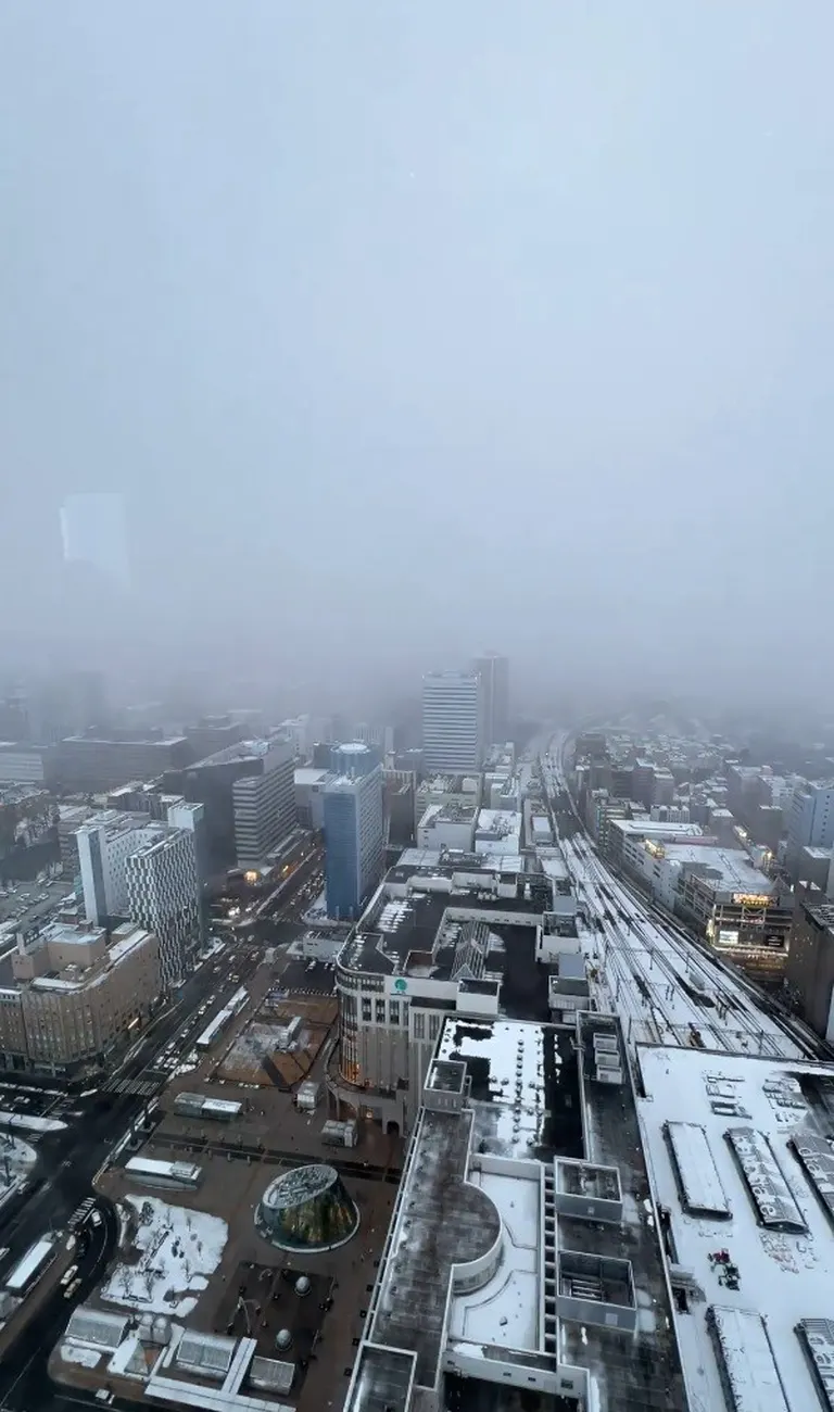 札幌暴風雪