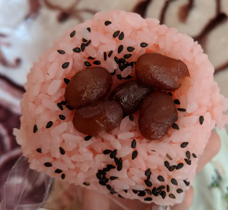 甘納豆入りのお赤飯