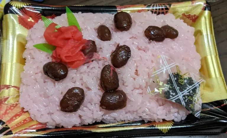 甘納豆入りのお赤飯