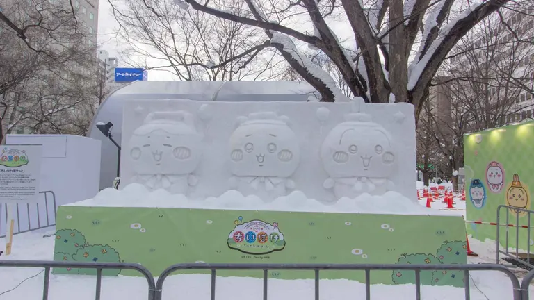 吉伊卡哇的雪雕