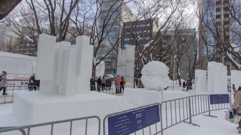札幌雪雕雕刻展