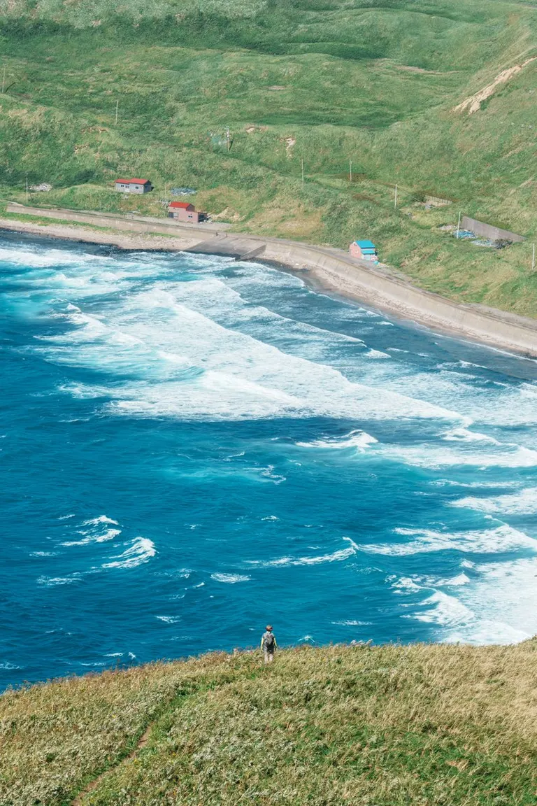 礼文島の風景