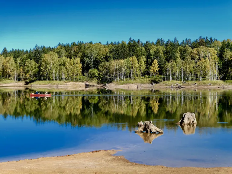 北海道　シュマリナイ　朱鞠内湖　イトウ　ポスター　希少　美品　送料込み 北海道 シュマリナイ 朱鞠内湖 イトウ ポスター 希少 美品 手渡し(関東)