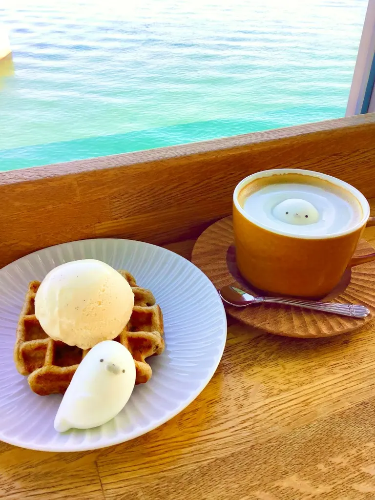 コーヒーカップに浮かぶアザラシたちがかわいすぎる！流氷が接岸する