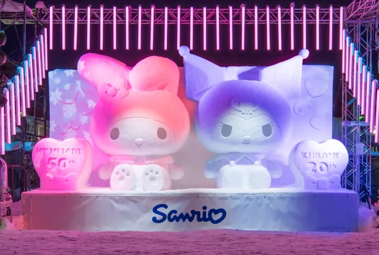 さっぽろ雪まつり】大通11丁目にマイメロディ＆クロミの雪像が登場！